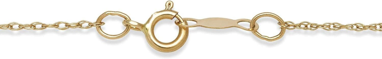 Belacqua Natural teardrop Jade Pendant Necklace for Women | 10K Gold 18" Rope Chain With Spring Ring Clasp | Jewelry for Her | Gift Box Included