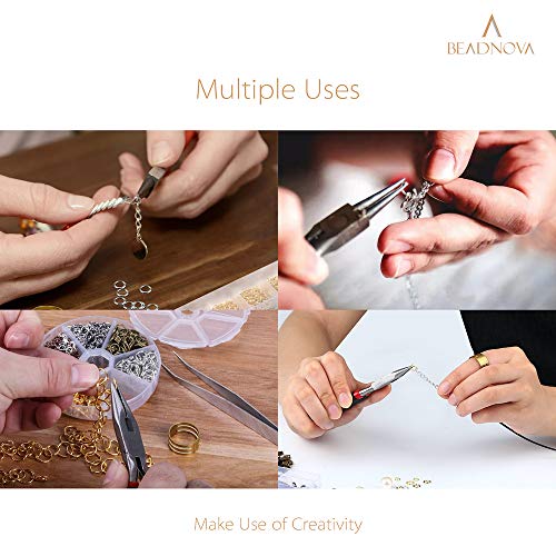 BEADNOVA 8mm Open Jump Rings Gold Jump Rings for Jewelry Making and Keychains (900Pcs) - color: 900pcs, size: 8mm