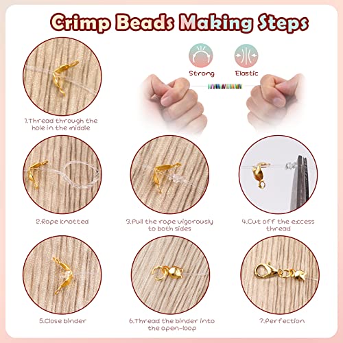 FZIIVQU 6100Pcs Clay Beads Bracelet Making Kit 24 Colors Friendship Bracelet Beads Kit with Preppy Polymer Bead for Jewelry Making Charms Gifts for Teen Girls Ages 6-12 - color: 6100
