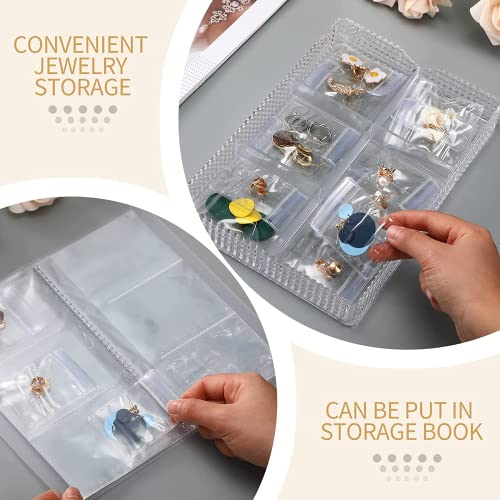 GSXRB PVC Anti Tarnish Jewelry Bags,Jewelry Bags Clear Plastic. Jewelry Pouch for Jewelry Rings and Earrings (100 pcs，3.14x4.72 inches) - size: 3.14*4.72 IN