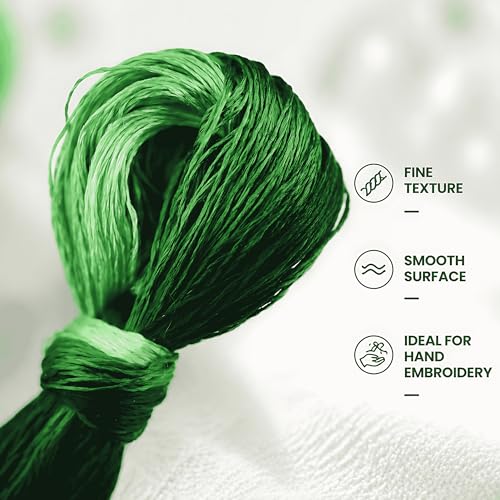 Mulberry Silk Floss Embroidery Thread Floss-Cross Stitch Threads China Silk Woven Jewelry Threads DIY Sewing Kits (103) - color: 103
