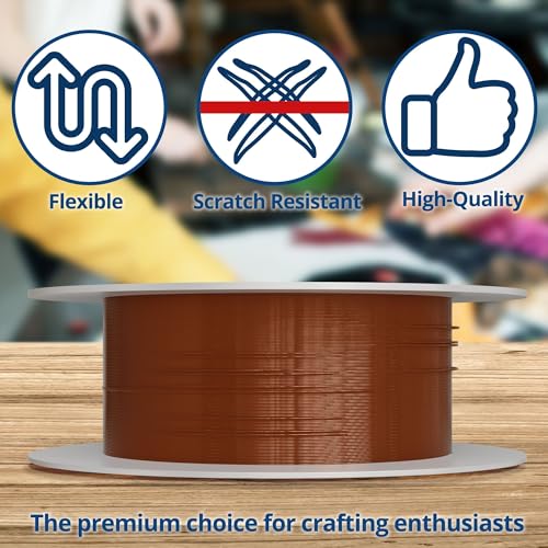 Soft Flex Econoflex Hobby Beading Wire - Flexible Stainless Steel Wire for Crafting - 7 Strand 0.19 30 Ft - style: Autumn Brown