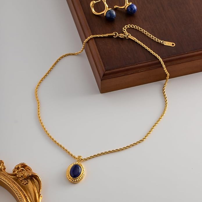 IBARA Women Gold Dianty Necklace Sun Crescent Moon Star Evil Eye Lock Lovely Heart Flower Butterfly Pearl Pendant Coin Necklaces 18K Gold CZ Diamond Filled Chain Boho Beach Simple Handmade Jewelry
