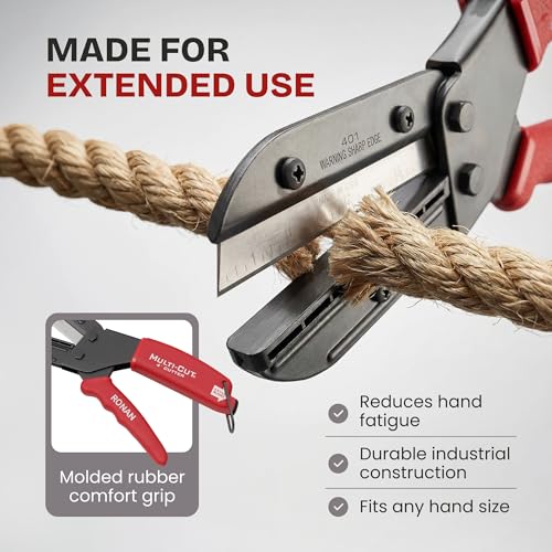 Ronan Multi-Cut 401 Cutting Tool - For Soft Wood, Cardboard, Plastic, Rope, Leather & DIY Materials – Not for Hardwood or Compressed Wood