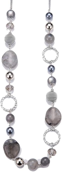 PEARL&CLUB Long Beaded Necklaces For Women - Sweater Chain Fashion Jewelry Necklace Gifts For Women