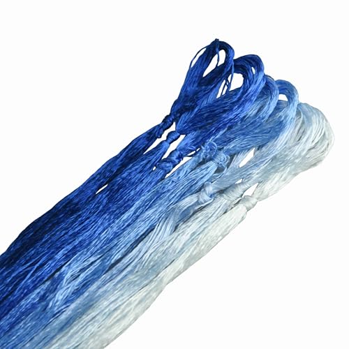 Mulberry Silk Floss Embroidery Thread Floss-Cross Stitch Threads China Silk Woven Jewelry Threads DIY Sewing Kits (104) - color: 104