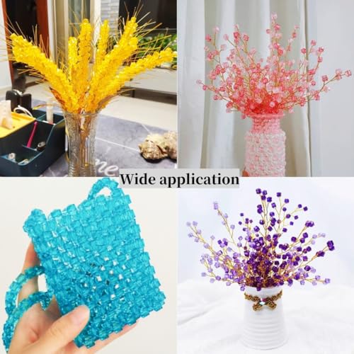 200pcs 10mm Acrylic Cube Square Faceted Acrylic Beads with Hole Plastic Spacer Beads for Bracelets Necklace Earring Making Supplies (Deep Coffee) - color: Deep Coffee, size: 10mm