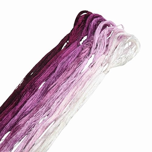 Mulberry Silk Floss Embroidery Thread Floss-Cross Stitch Threads China Silk Woven Jewelry Threads DIY Sewing Kits (101) - color: 101