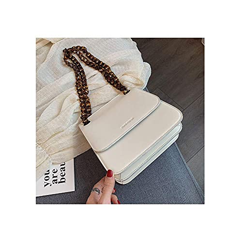 Aumey Clear White Black Brown Acrylic Chain Clutch Purse Strap Handles Bag Handbag Purse Replacement Chains 40 Inches - color: multicolored2