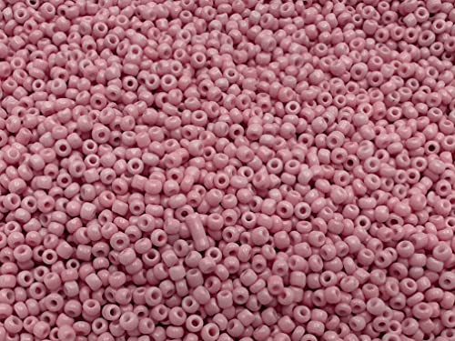 Seed Beads Size:11/0 50 gr / 1.76 oz (Light Pink Opaque) - color: Light Pink Opaque