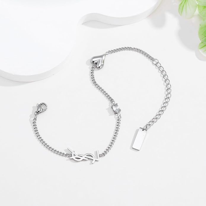 Luxury Gold bracelet for Women,18K monogram Exquisite monogram interwoven Charm Bracelet for Women Gold Jewelry Gifts