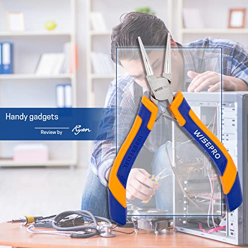 5 Inch Mini Round Nose Pliers, Precision Wire Looping Pliers, for Metal Wire Crimping - style: 5 Inch Round Nose Pliers