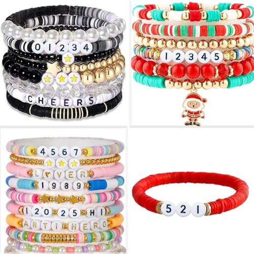 Looconi 500pcs Number Beads 2 Plastic Beads for Jewelry Making - color: Number2, size: 7x4mm