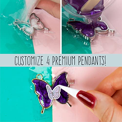 STMT D.I.Y. Resin Jewelry Studio, All-in-One Resin Jewelry Making Kit with Molds, Fun DIY Kit to Make Your Own Necklaces, Bracelets & More, Great Gift for Teen Girls 14+ - style: Resin