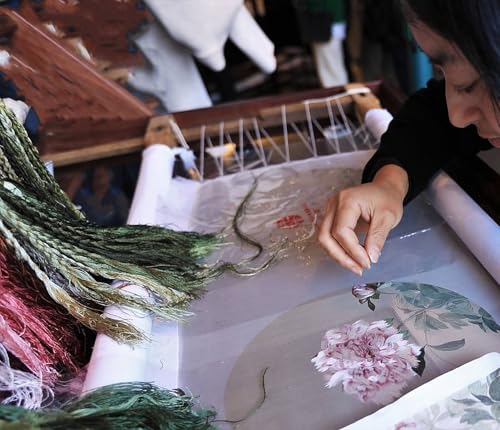 China Natural 100% Mulberry Silk Floss Handmade Embroidery Jewelry Making Threads DIY Kits 30 Colors 22m Each (30pcs) - color: 30 COLOR