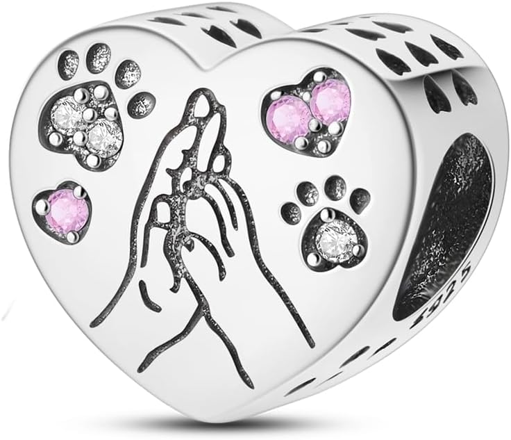 NARMO S925 Sterling Silver Charms Hamsa Charm for Pandora Bracelets Cross Charms for Bracelets Perfume High Heels Dangle Charms Silver Charms for Women