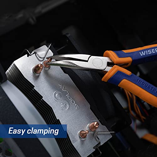 5 Inch Mini 45-Degree Bent Nose Pliers, Snipe Nose Jewelry Pliers with Comfort Grip, Curved Nose Plier for Jewelry Making, Beading, DIY Crafts and Wire Wrapping Repairs - style: 5 Inch Bent Nose Pliers