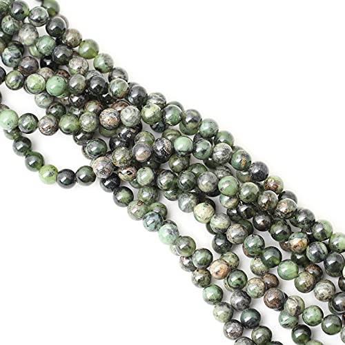 45PCS 8mm Natural Chrysoprase Round Loose Beads for Jewelry Making 1 Strand 15" - color: Chrysoprase, size: 8mm