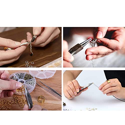 Lobster Clasps for Jewelry Making, 150pcs 9mm Lobster Claw Clasps with Open Jump Rings Necklace Bracelet Extender 14K Gold Claps for DIY Jewelry Repair(Silver) - color: Silver