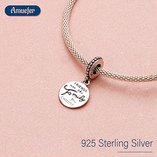 S925 Bead Dangle Charms for Bracelets Necklaces, Compatible with Pandora - style: Friendship Charms