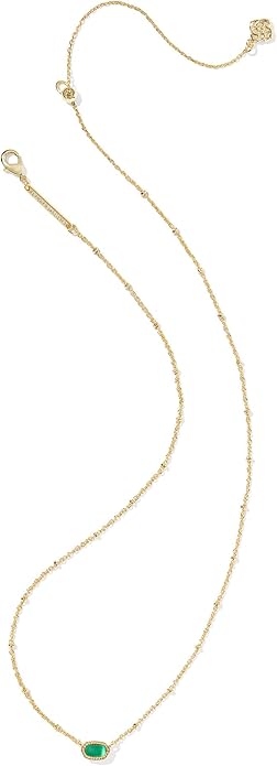 Kendra Scott Mini Elisa 14k Gold-Plated Satellite Short Pendant Necklace, Fashion Jewelry for Women