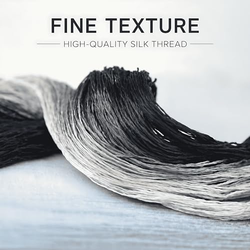 Mulberry Silk Floss Embroidery Thread Floss-Cross Stitch Threads China Silk Woven Jewelry Threads DIY Sewing Kits (116) - color: 116