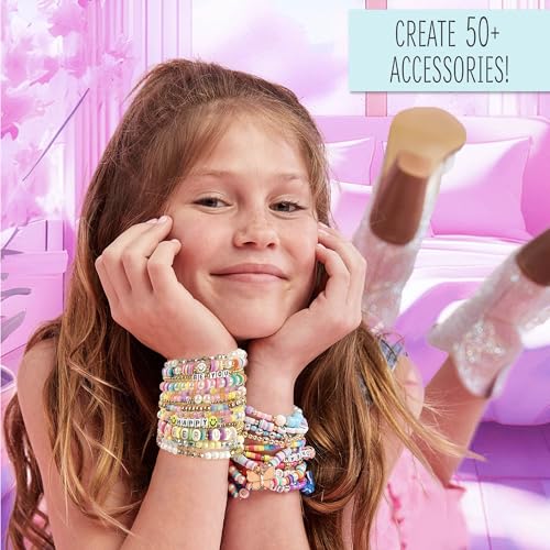 STMT D.I.Y. Personalized Jewelry Box, Design 50+ Accessories, Includes Swiveling Jewelry Box, Beads for Jewelry Making, Bracelet Making Kit, Great Gifts for Girls, Jewelry Making Kit for Girls 8-12 - size: Small, style: Jewelry Box