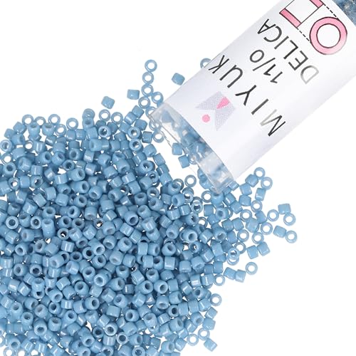 Miyuki Delica Seed Beads – Size 11/0 (1.6 mm), DB2132, Duracoat Opaque Bayberry, 7.2 g, Approx. 1440 Beads, Made in Japan - color: DB2132 - Duracoat Opaque Bayberry