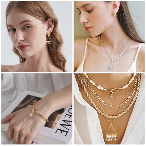 Beebeecraft 50Pcs 2 Colors Round Rhinestone Charms 18K Gold & 925 Sterling Silver Plated Cubic Zirconia Crystal Clear Pendant Charms for Jewelry Making DIY Supplies - color: Gold & Silver