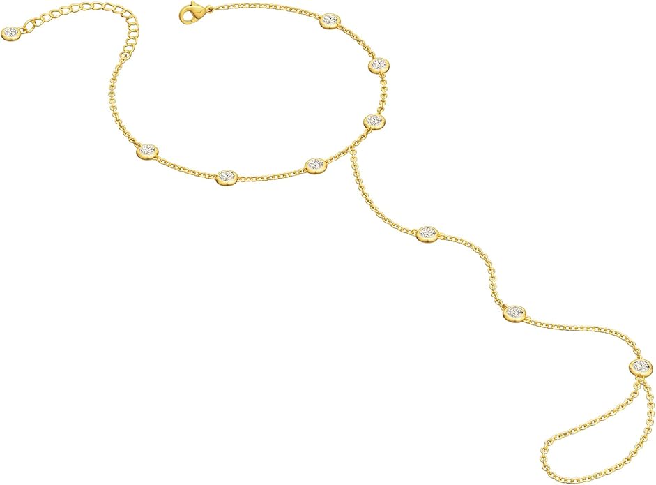 MBW Gold Bracelets for Women Trendy, Dainty 14K Gold Plated Bracelet Stack Beaded Chain Bracelet Set Thin Small Cute Paperclip Bracelets Fashion Waterproof Jewelry Gift Gold Accessories for Women