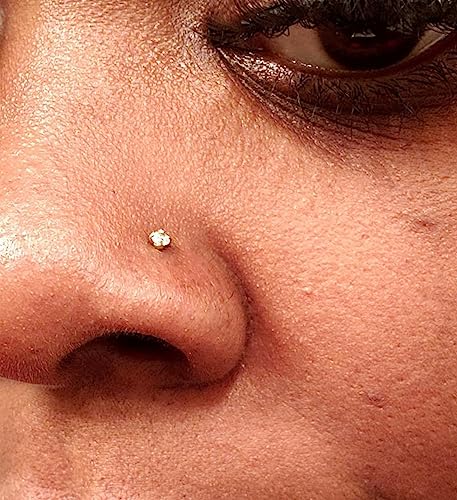 QWALIT Piercing Taper Threadless Insertion Tool - Titanium Labret Pin 16g, 18g, 20g - color: F11 - Silver Thin 20g