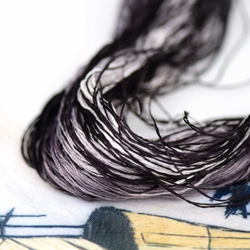 Mulberry Silk Floss Embroidery Thread Floss-Cross Stitch Threads China Silk Woven Jewelry Threads DIY Sewing Kits (14) - color: 14