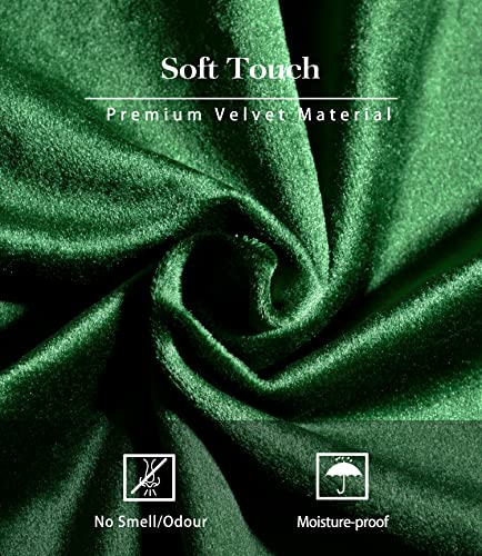 TAIMY Travel Jewelry Case, Mini Jewelry Travel Case, Velvet Small Travel Jewelry Box, Portable Jewelry Travel Organizer Box for Rings Earrings Necklaces(Emerald Green) - color: Mini-Emerald Green