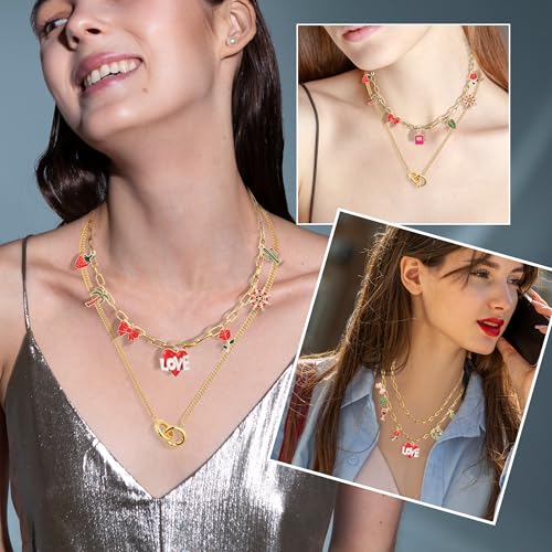 20 Pack 18Inch 18K Gold Plated Paperclip Charm Necklace Chains for Jewelry Making Adjustable 4mmx12mm Stainless Steel Necklace Chain with 2 Inch Extension Chain for Women - color: Necklace 20 Pcs Gold Necklace