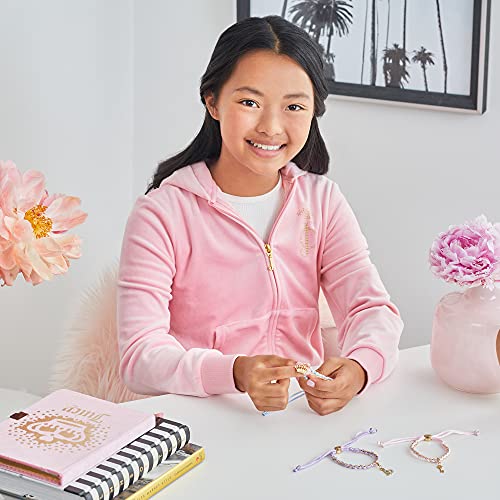 Make It Real - Disney Princess X Juicy Couture Hearts of Fashion - DIY Charm Bracelet Making Kit w/Disney & Juicy Couture Charms - Arts & Crafts Bead Kit for Girls & Teens - 6 Bracelets - Ages 8+