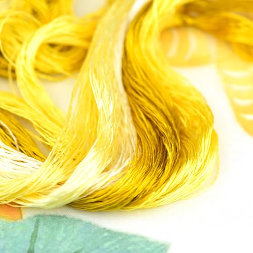 Mulberry Silk Floss Embroidery Thread Floss-Cross Stitch Threads China Silk Woven Jewelry Threads DIY Sewing Kits (17) - color: 17