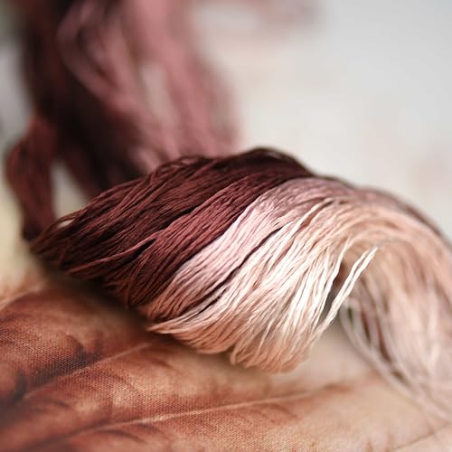 Mulberry Silk Floss Embroidery Thread Floss-Cross Stitch Threads China Silk Woven Jewelry Threads DIY Sewing Kits (55) - color: 55
