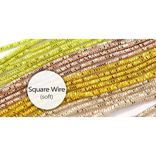 ECYC Ltd 10g 1.5mm French Bullion Wire, Spiral Copper Coil Wire French Coil Embroidery Wire French Metallic Wire Flexible Jewelry Wire for Embroidery, Beading, Jewelry Making, Garment Design - color: Dark Blue