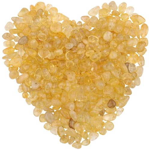 400pcs Natural Chip Stone Beads for Jewelry Making Citrine 5-8mm Irregular Gemstones Healing Crystal Loose Rocks Bead Hole Drilled for Ring Earrings Necklace Bracelet Making DIY Art Crafts - color: Citrine(2 Strands-62")