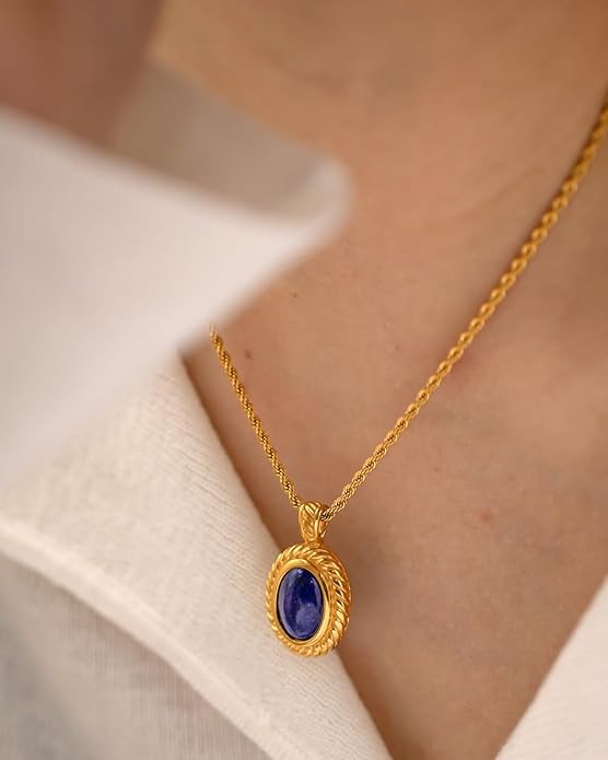 IBARA Women Gold Dianty Necklace Sun Crescent Moon Star Evil Eye Lock Lovely Heart Flower Butterfly Pearl Pendant Coin Necklaces 18K Gold CZ Diamond Filled Chain Boho Beach Simple Handmade Jewelry