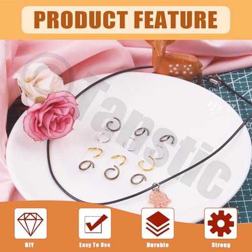 Tanstic 1403Pcs Bronze Open Jump Rings Kit, 4mm, 5mm, 6mm, 7mm, 8mm, 10mm Jewelry Jump Rings with Jump Ring Opener, Jewelry Pliers and Tweezer for Jewelry Making - color: Bronze Jump Rings