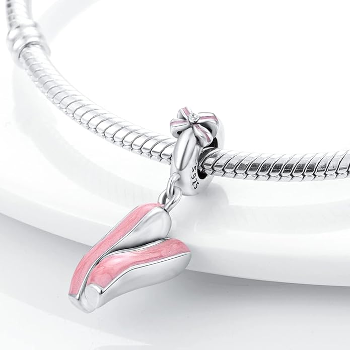 MULA 925 Sterling Silver Charms for Bracelets and Necklaces Family Letters Dangle Pendants Airplane Travel Beads Family Tree Jewelry Charms for Women