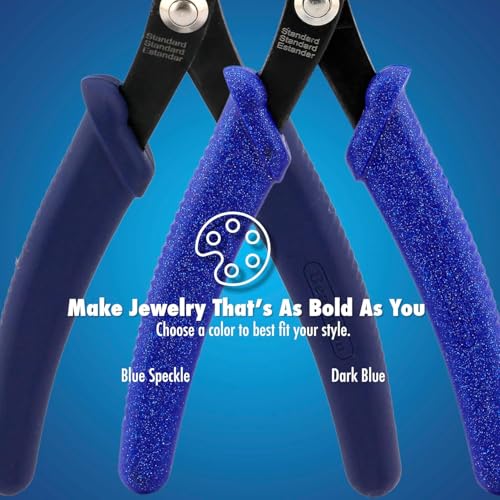 Beadalon Crimp Tool Standard - Fits Crimp Beads #1-3, Crimp Tubes #2-3, Dark Blue, 5.25 in / 13.3 cm - color: Dark Blue, size: Standard