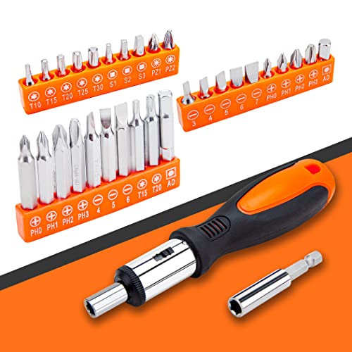CARTMAN 238-Piece Socket Wrench Auto Repair Tool Combination Package Mixed General Household Hand Tool Set Tool Kit with Plastic Toolbox Storage Case - color: Orange