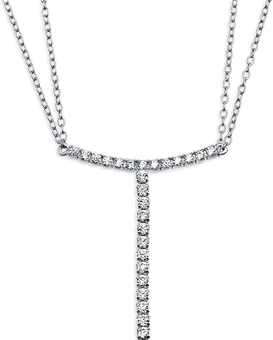 Bridal Jewelry Set Art Deco Vintage Estate Style Cubic Zirconia Marquise Leaf Teardrop AAA CZ Statement Cleavage Choker Necklace & Chandelier Dangle Clip On Or Pierced Earrings For Women Pageant