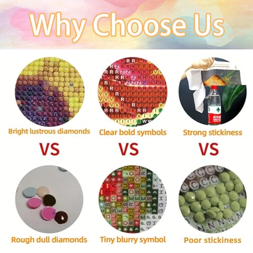 MOMDEDP Christmas Shop Diamond Painting Kits for Adults, Winter 5D Diamond Art Kits for Beginner DIY Full Drill Diamond Dots Crystal Craft Kits for Home Wall Decor Gifts 11.8x11.8 inch