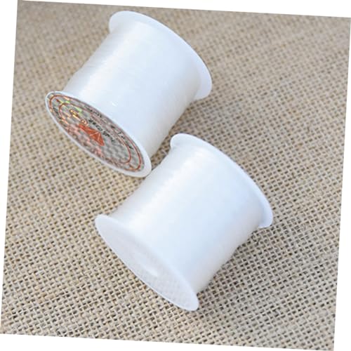 TEHAUX Satin Cord Crystal Thread - Nylon Beading Cord for Jewelry Making Crafts for Bead 0.45mm Diameter Rope 35M/Roll