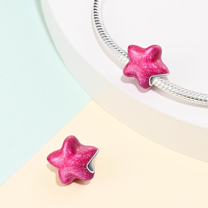 LIGHTDOG 925 Sterling Silver Charm fits Pandora Charm Bracelet Necklaces Pendant Bead Charms Jewelry Gift for Women Family Friends