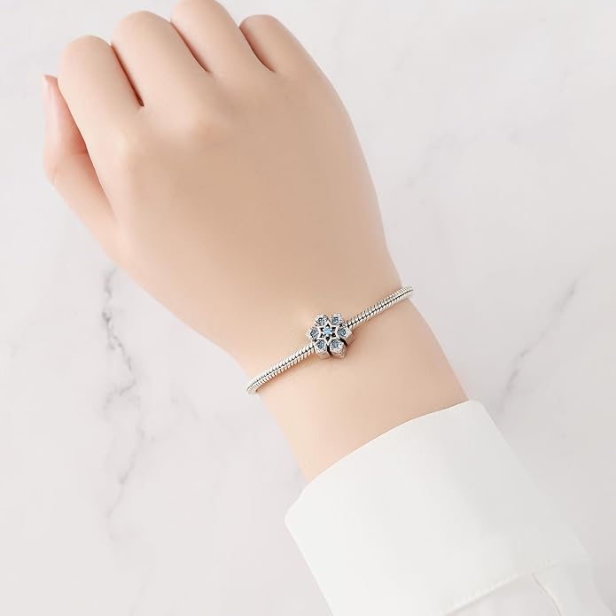 925 Sterling Silver Charms Bead for Bracelets Necklaces, Star Moon Crescent Sun Solar Pendent, Blue Ocean Starfish Shells Turtle Crab Starry Sea Cute Jewelry Birthday Gifts for Women Men