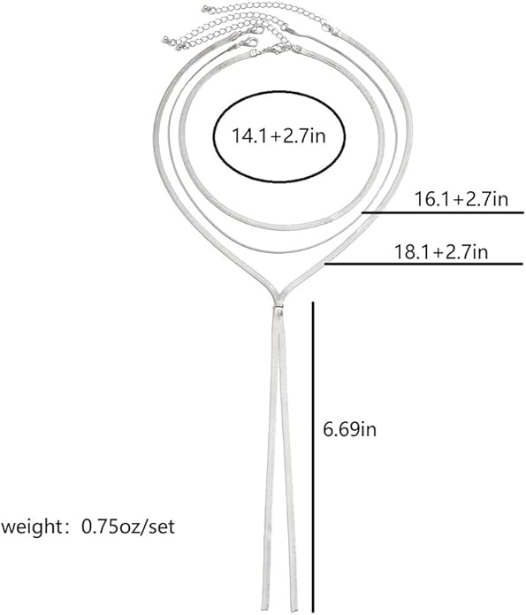 2Pcs Gold Long Snake Chain Y Drop Necklaces for Women Trendy Statement Layered Lariat Choker Necklace Y2K Formal Prom Party Jewelry Accessories Gift